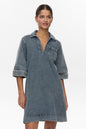 NUTORONTO DRESS - Med. Blue Washed Denim