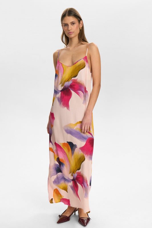 NUBOTANICA SLIP DRESS - Pearl