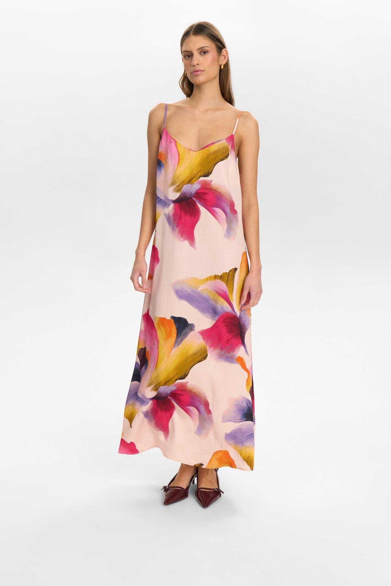 NUBOTANICA SLIP DRESS - Pearl