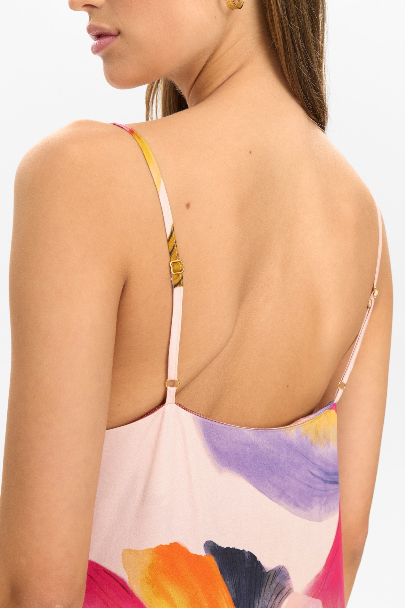 NUBOTANICA SLIP DRESS - Pearl