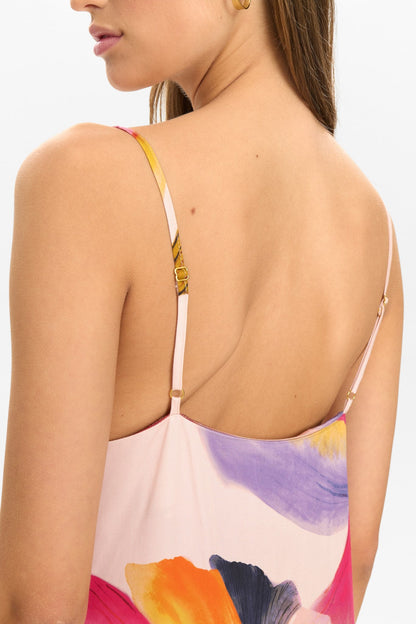 NUBOTANICA SLIP DRESS - Pearl