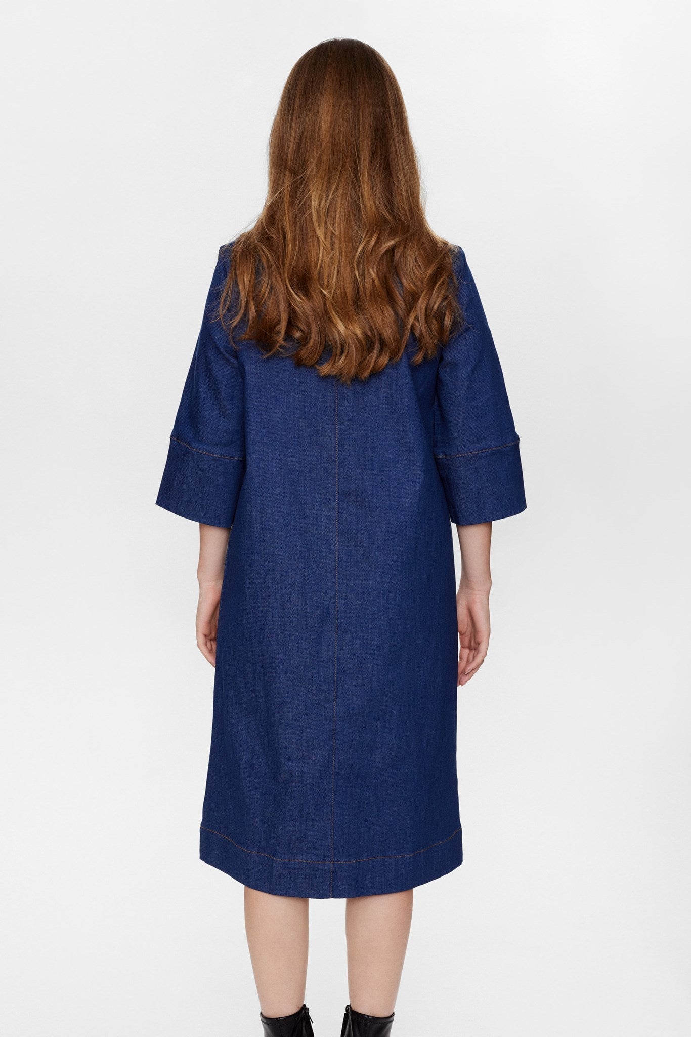 NUIZZAS DRESS  - Dark Denim Blue