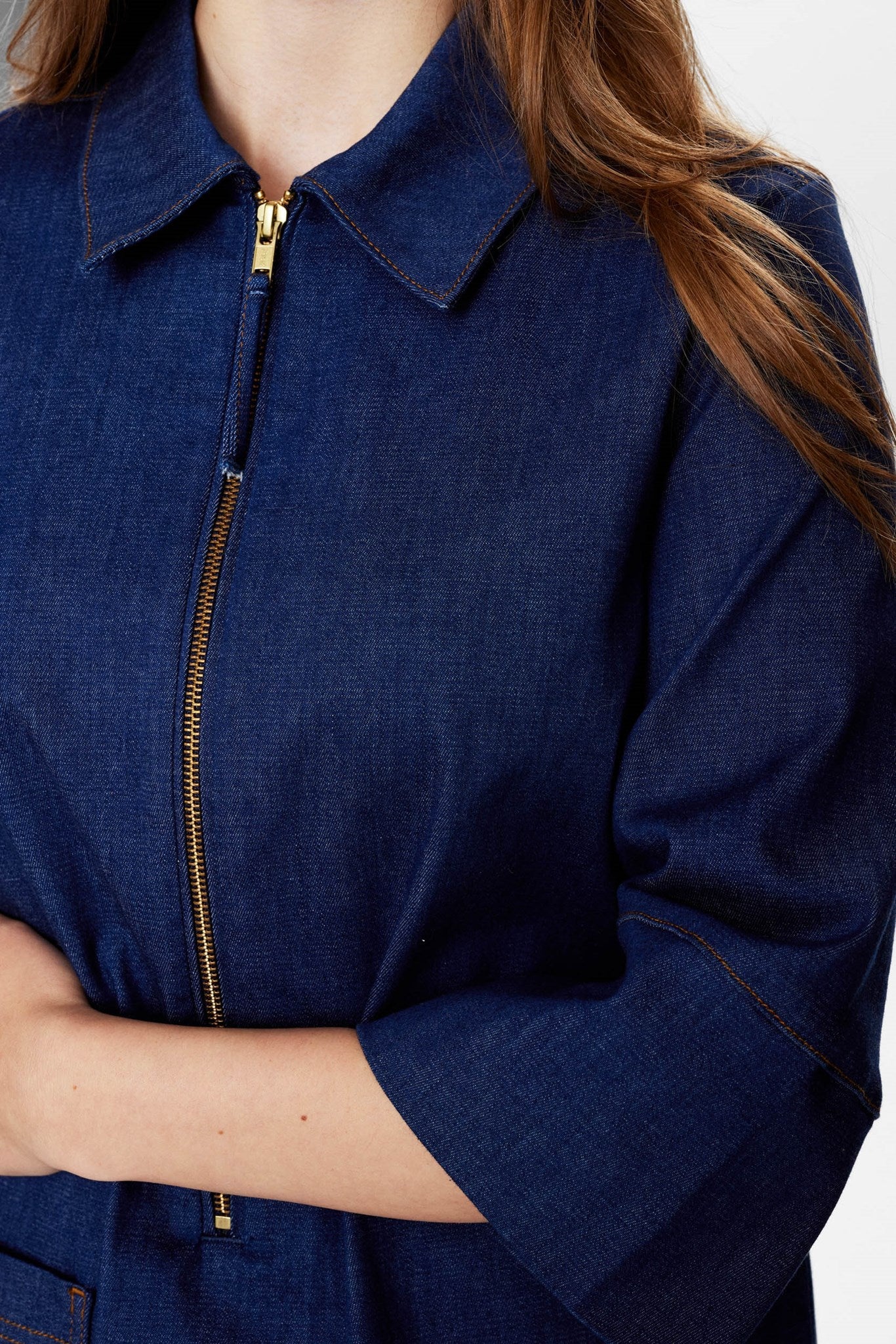NUIZZAS DRESS  - Dark Denim Blue
