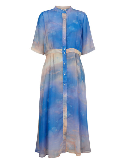 NUKYNDALL SS SKYE DRESS - Cerulean