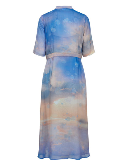 NUKYNDALL SS SKYE DRESS - Cerulean