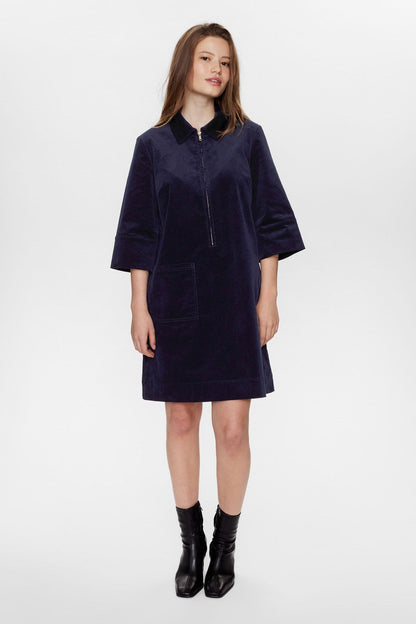 NUVIZZA DRESS - Dark Sapphire