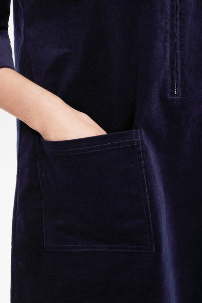 NUVIZZA DRESS - Dark Sapphire