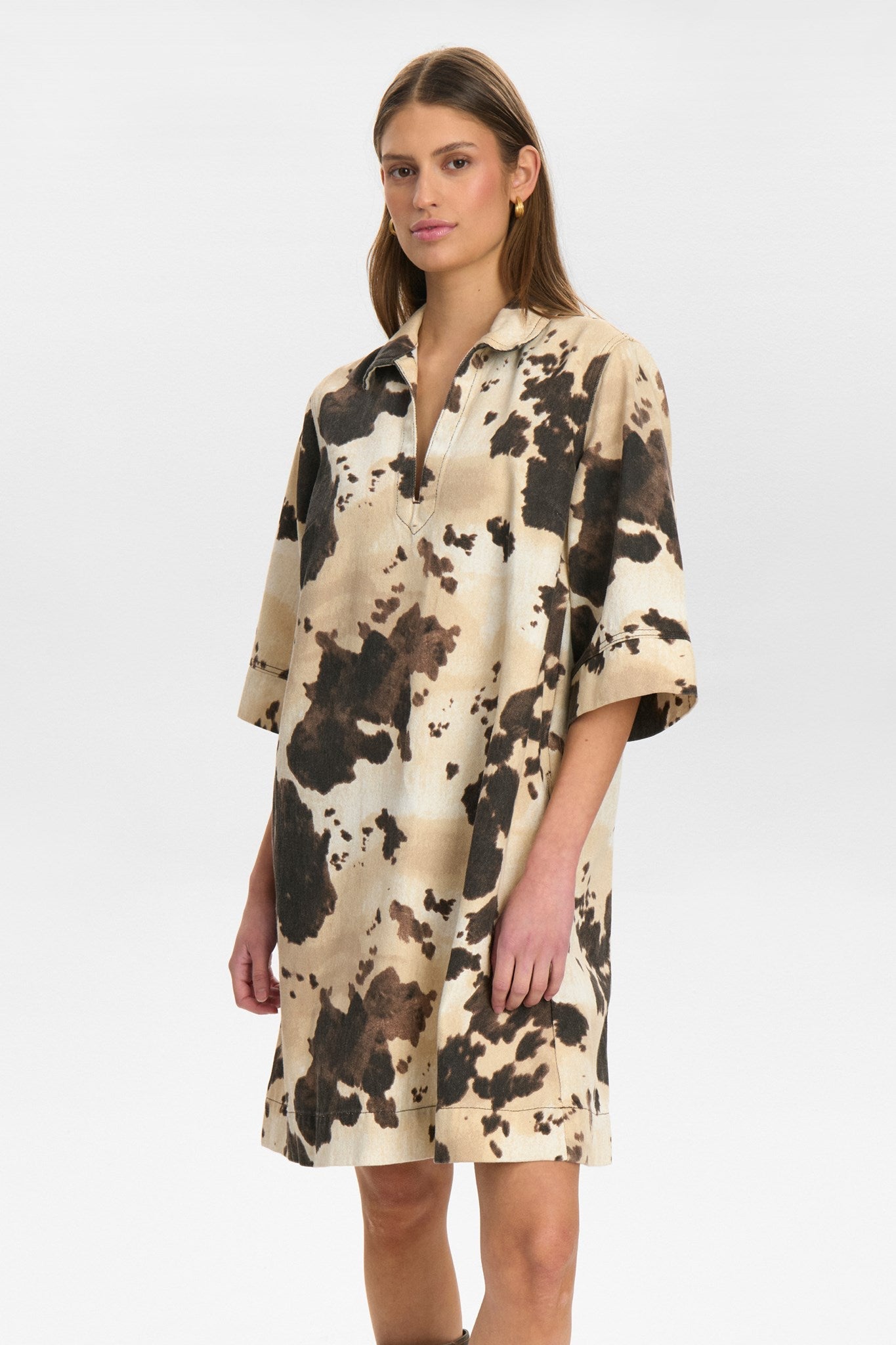 NUIVY DRESS - Grey Morn