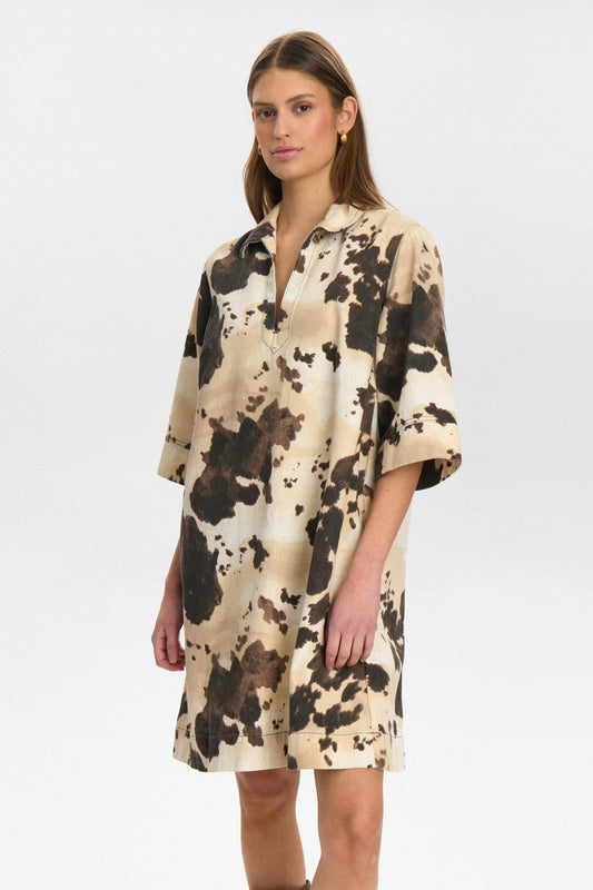 NUIVY DRESS - Grey Morn