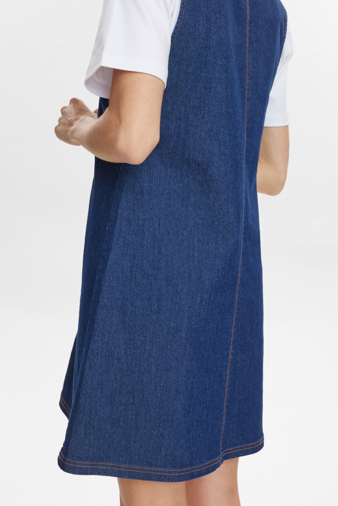 NUHALLY DRESS - Dark Blue Denim